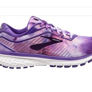Brooks Ghost Unity Together Purple Tie Dye Running Shoes Women’s Size 8.5